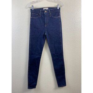 Madewell 10" High Rise Skinny Jeans Womens 26 Blue Denim Classic Casual Stretch